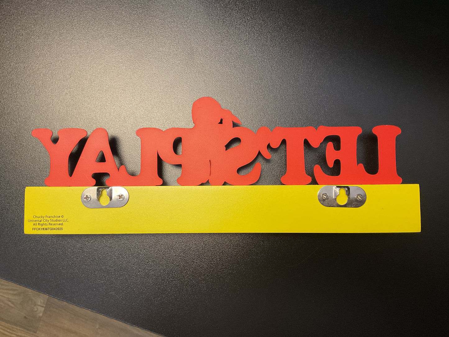 CHUCKY "LETS PLAY" Freestanding Sign