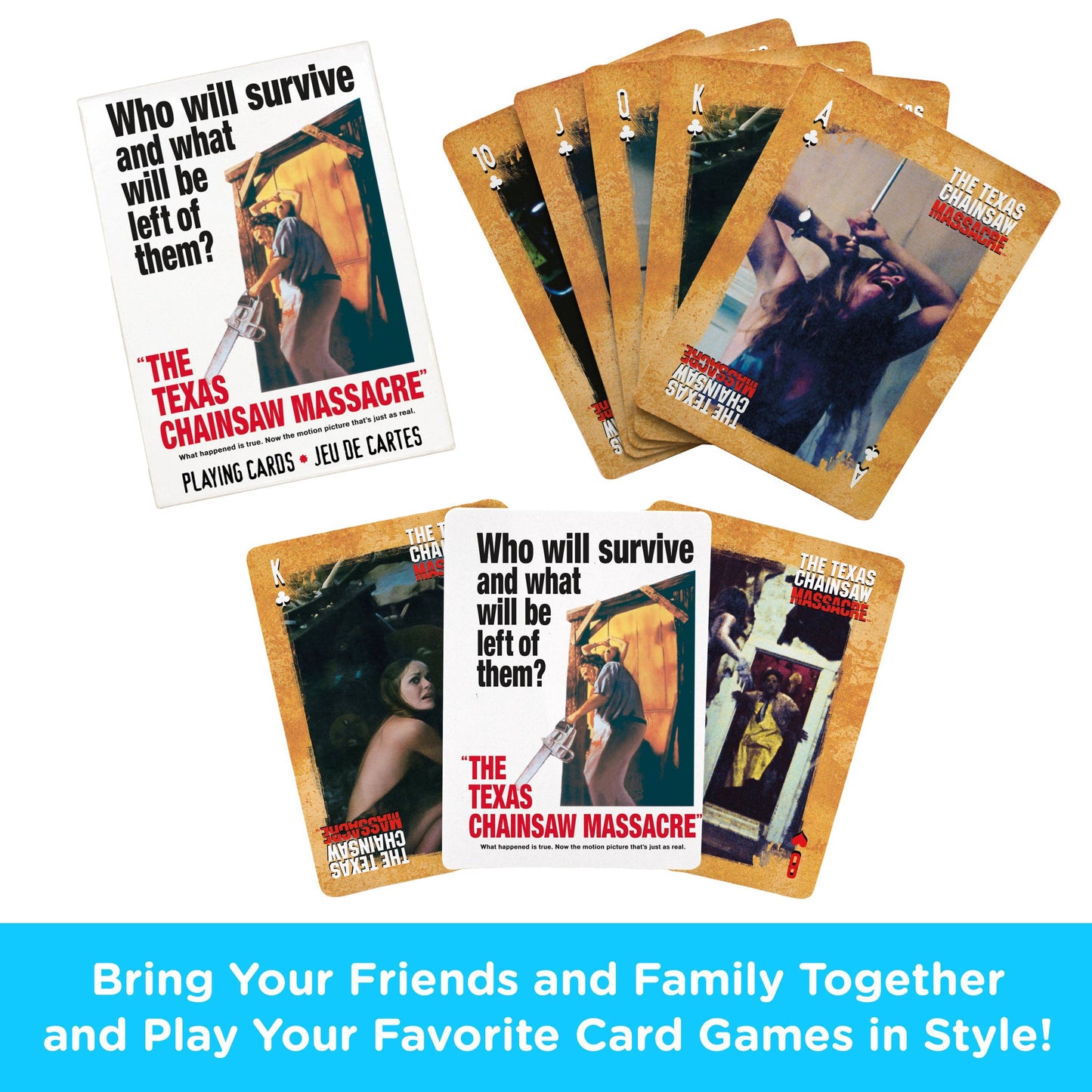 PLAYING CARDS - Texas Chainsaw Massacre Playing Cards