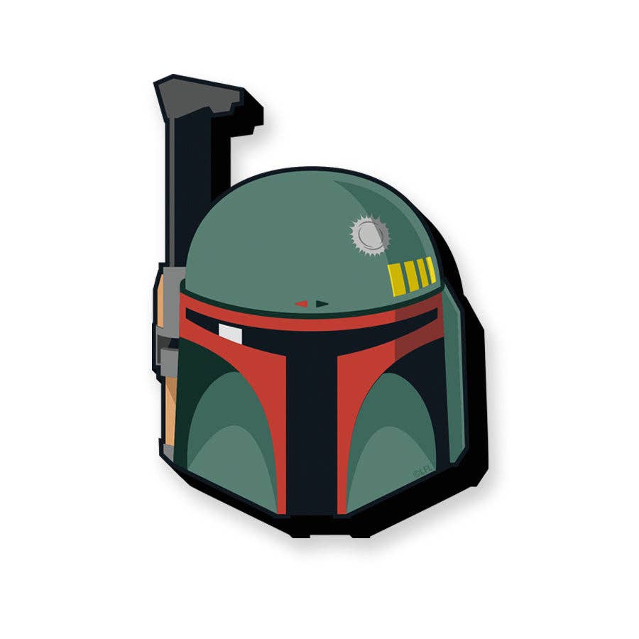 MAGNETS - Star Wars Boba Helmet Funky Chunky Magnet