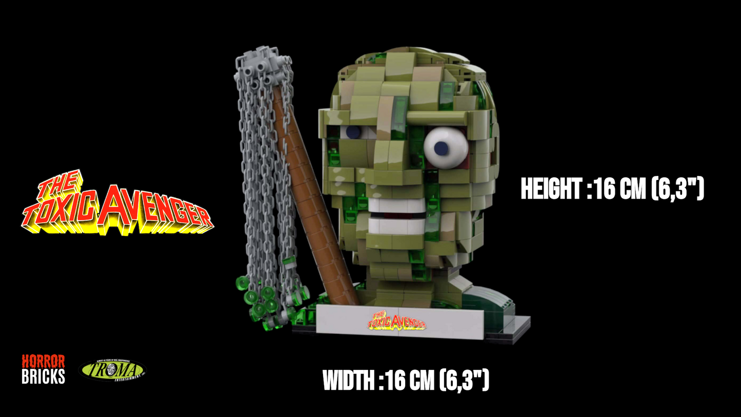 TOXIC AVENGER BUST - HORROR BRICKS (PRE-ORDER)
