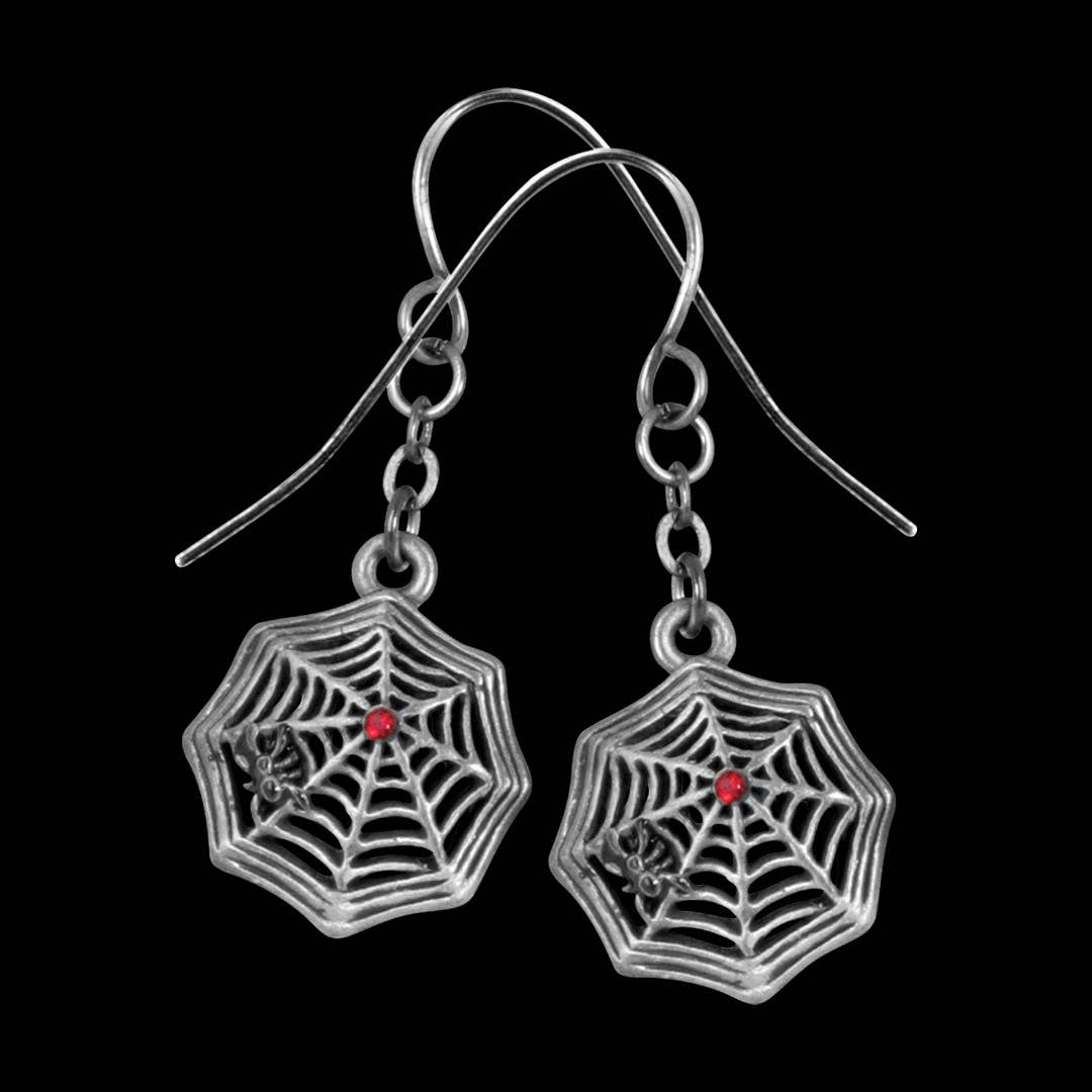 Spider Web Earrings