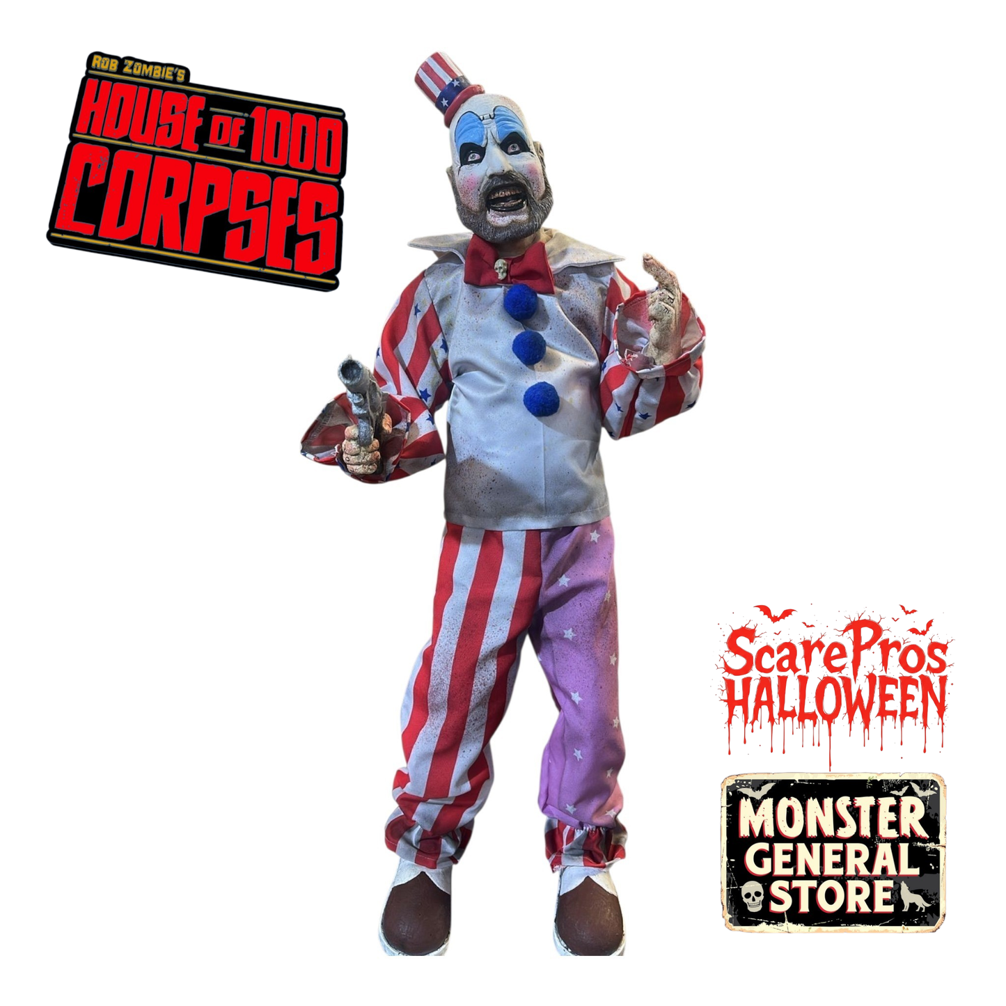 Captain Spaulding 36" tall Poseable Doll
