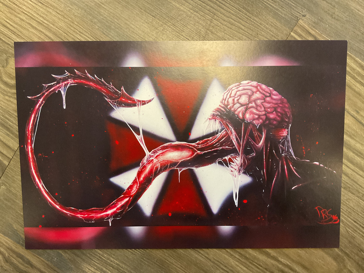 ART - PRINTS - RESIDENT EVIL LICKER