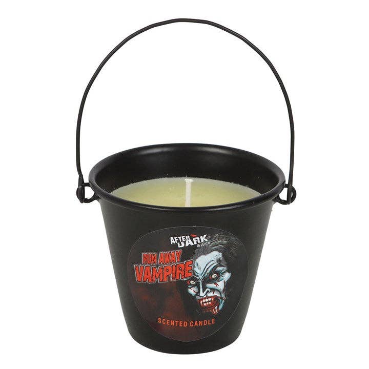 CANDLE - Run Away Vampire -  Candle Bucket