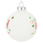Yippee Ki Yay Funny Saying Glass Christmas Ornaments