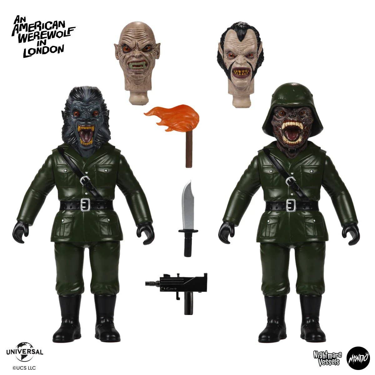 An American Werewolf in London Nightmare Vessels Figure Set