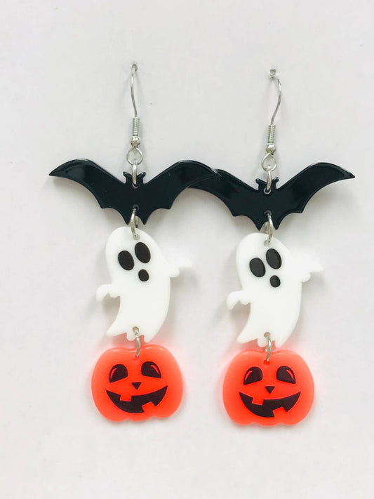 EARRINGS - Trick Or Treat Halloween Earrings