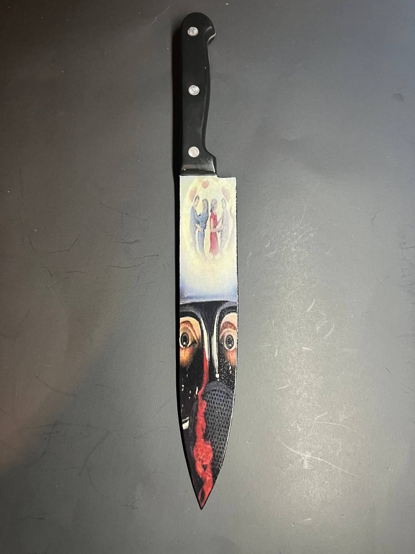 KNIFE - My Bloody Valentine 1981 Horror Knife With Stand