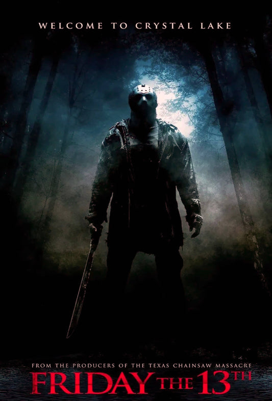 Friday the 13th Metal Sign Crystal A5