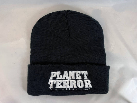 "Planet Terror" Embroidered Beanie Hat