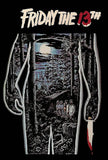Friday the 13th Metal Sign Retro A5