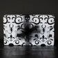 Wrapping Paper - Skull Damask Gift Wrap - Bone (8ft Roll)