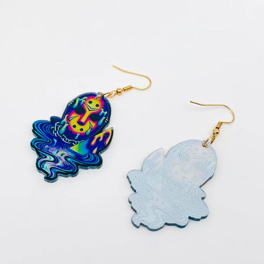 EARRINGS -  Jason In Color "Friday the 13th"