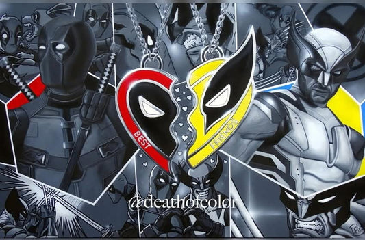 ART-PRINTS - DEAD POOLE & WOLVERINE BEST FRIENDS