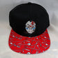 "Friday The 13th" Pattern Embroidered Snapback Hat