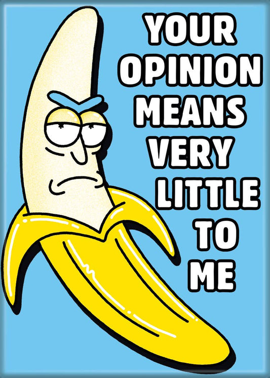Rick And Morty Your Opinion Magnets 2.5" X 3.5"