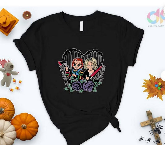 TSHIRTS - Child's Play "Chucky & Tiffany"