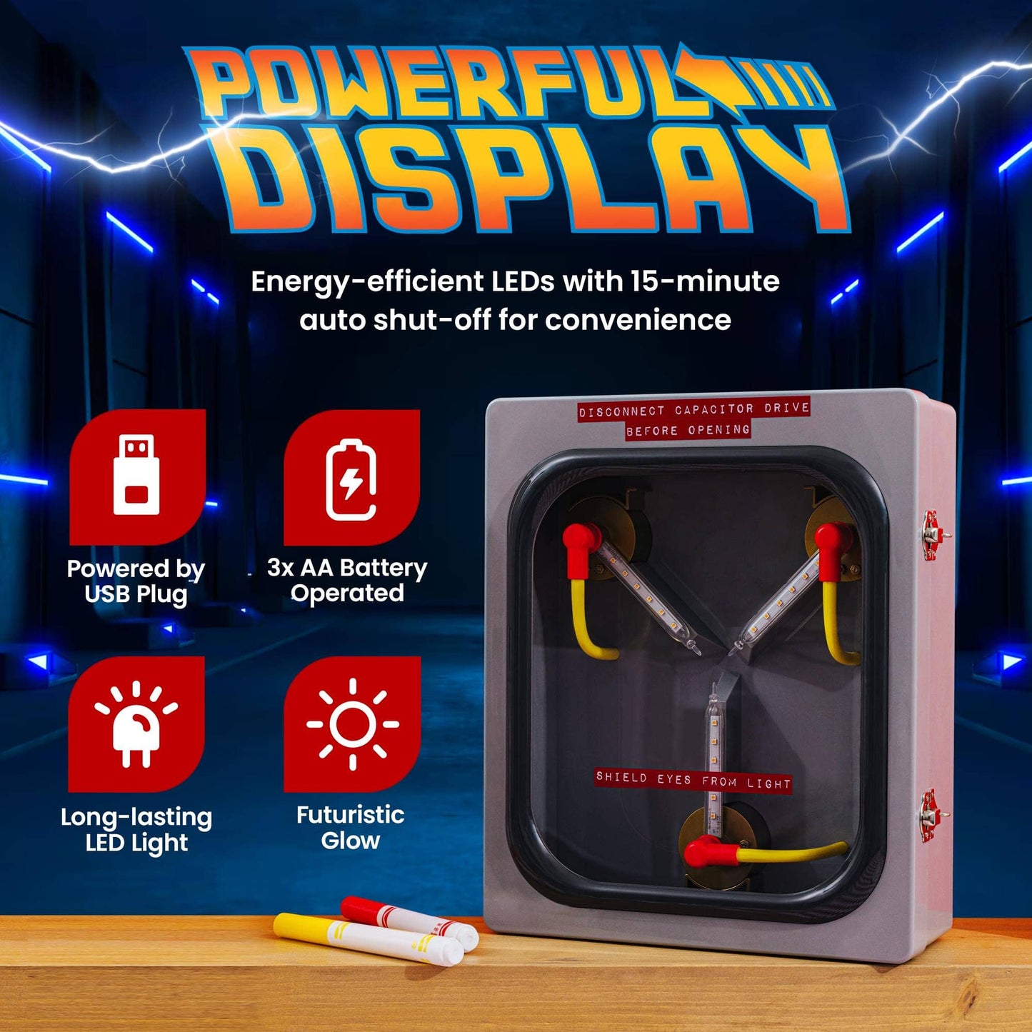 Back to the Future Flux Capacitor Mood Light