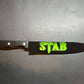 KNIFE - STAB From Scream Movie Knife With Sublimated Stand