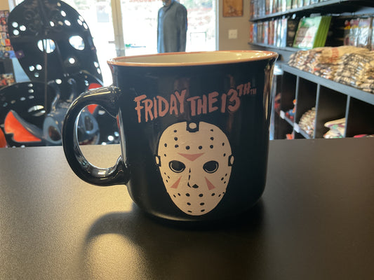MUG - 20 OZ FRIDAY THE 13TH MUG W/ PINK JASON MASK