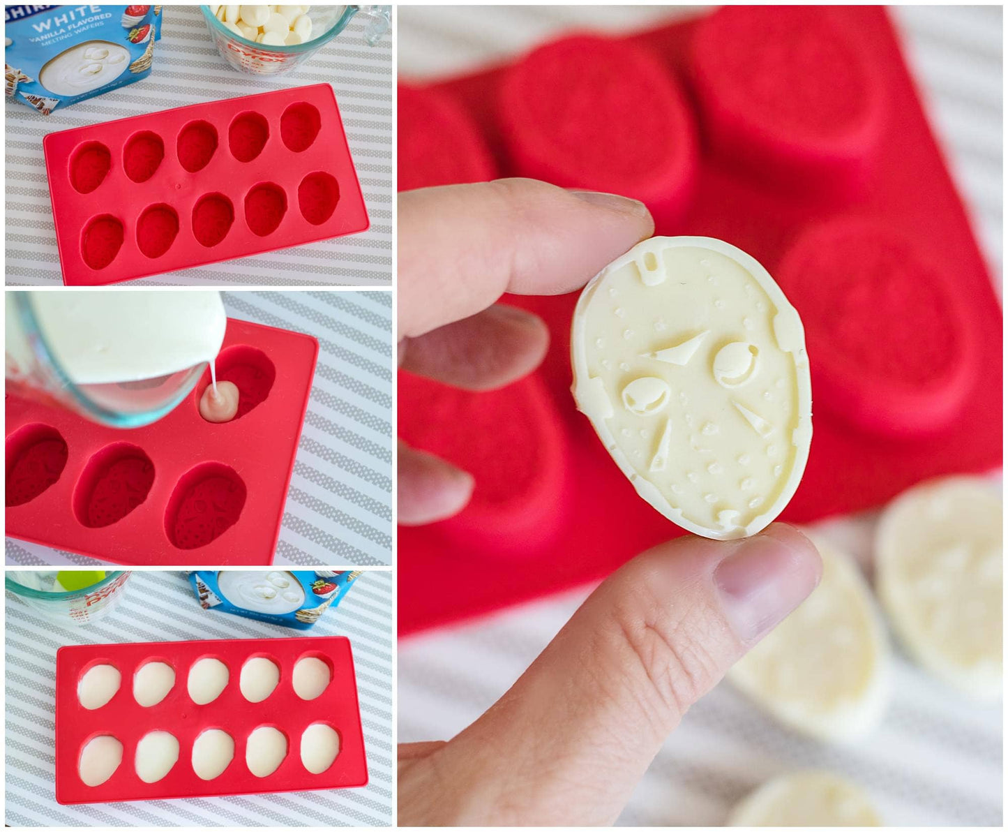Friday the 13th Jason Mask Silicone Ice Cube Tray