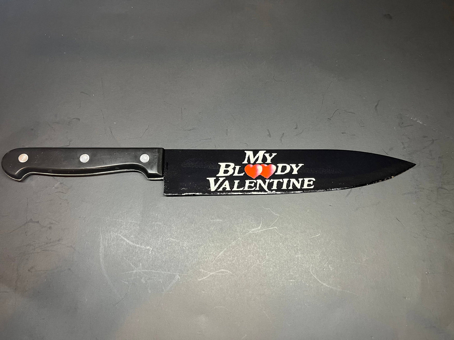 KNIFE - My Bloody Valentine 1981 Horror Knife With Stand