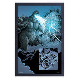 Godzilla " Beam" Framed Print