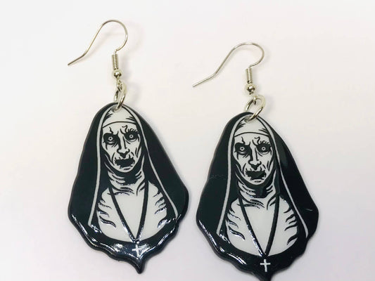 EARRINGS -  Wicked Nun Earrings