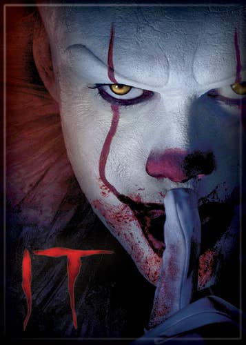 MAGNETS - IT Movie 2017 Pennywise and Logo Magnet