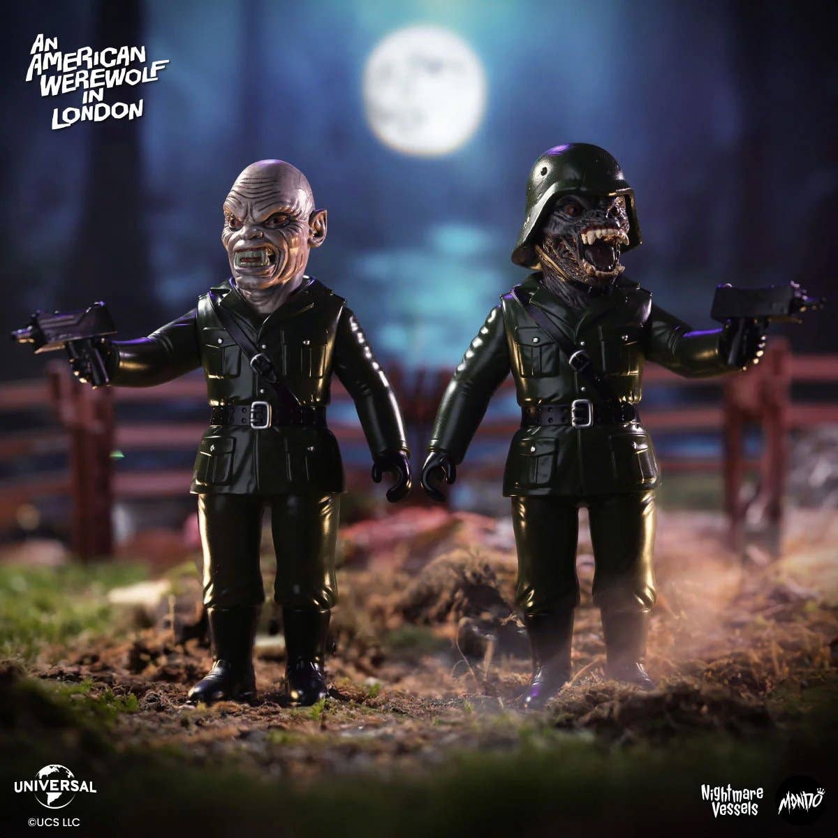 An American Werewolf in London Nightmare Vessels Figure Set