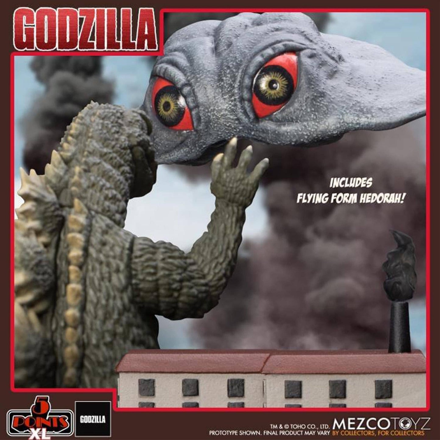 Godzilla vs Hedorah 5 Points XL Figure Box Set