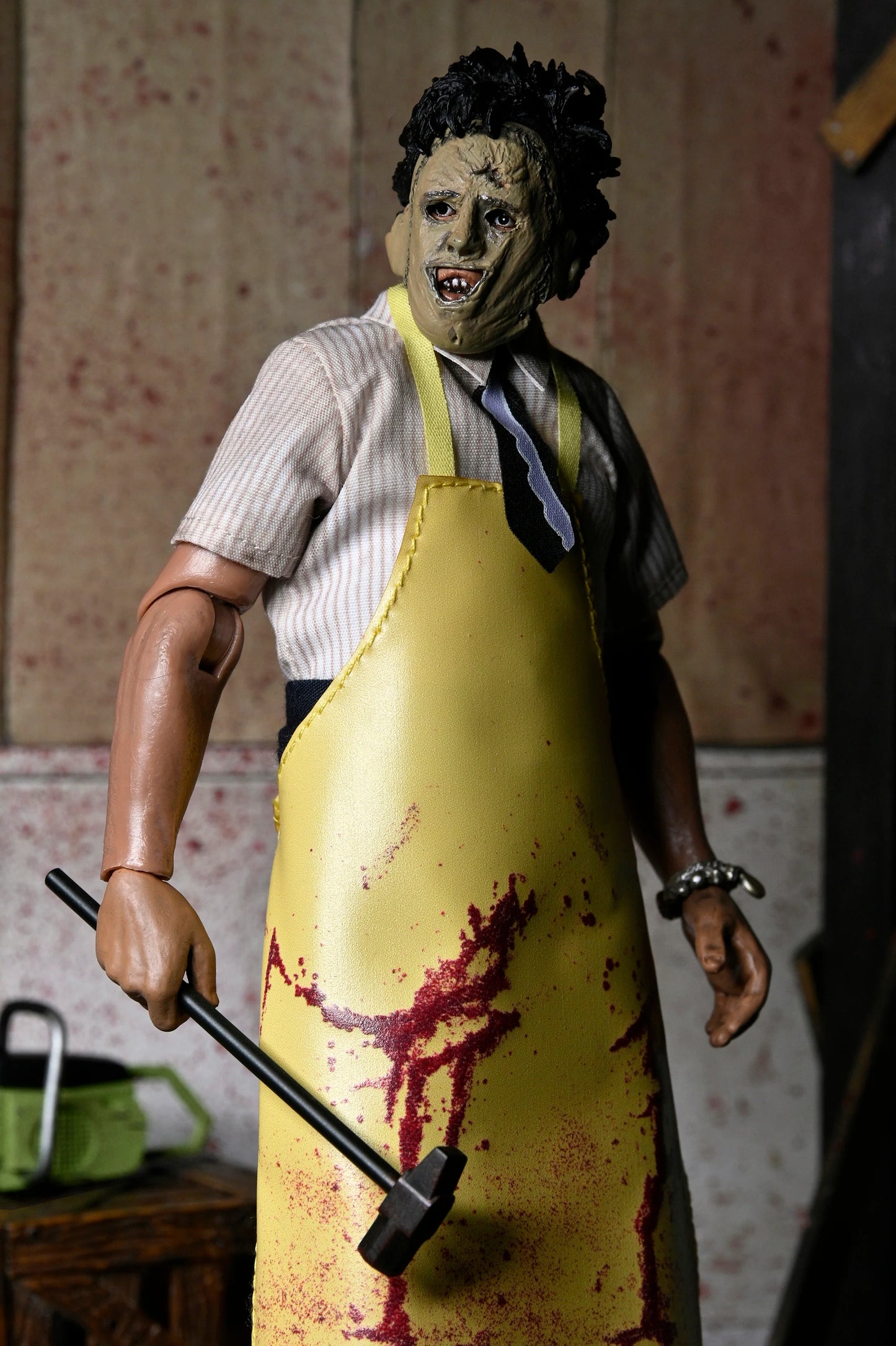 Texas Chainsaw Massacre -Leatherface 8" Clothed Action Figure in Window Box Packaging (PRE-ORDER)