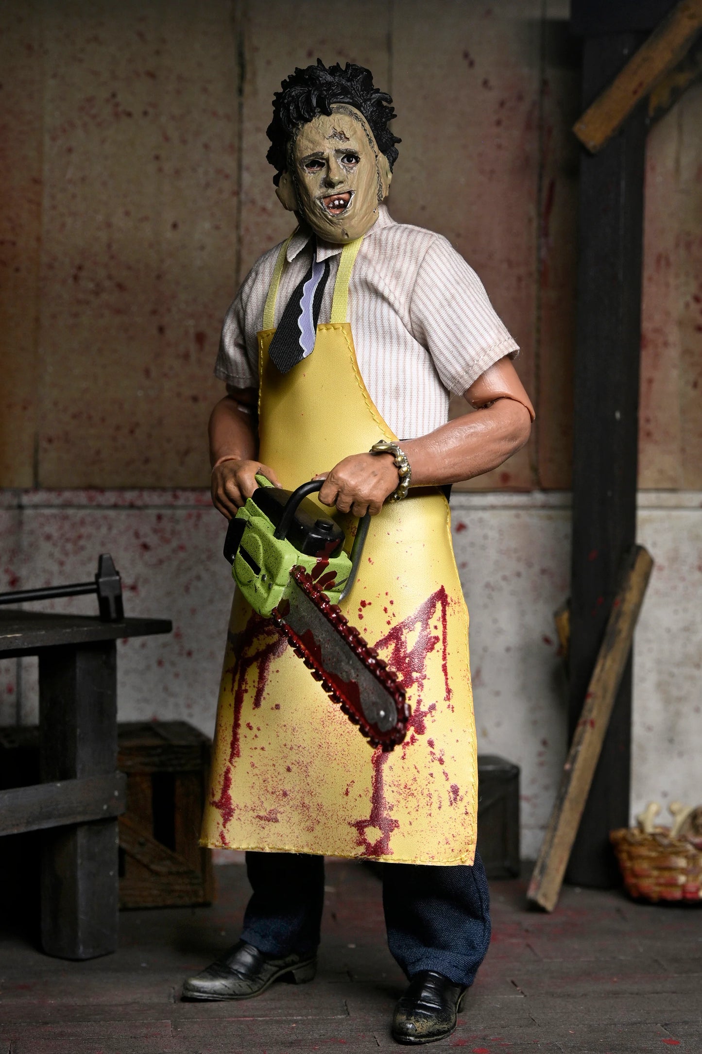 Texas Chainsaw Massacre -Leatherface 8" Clothed Action Figure in Window Box Packaging (PRE-ORDER)