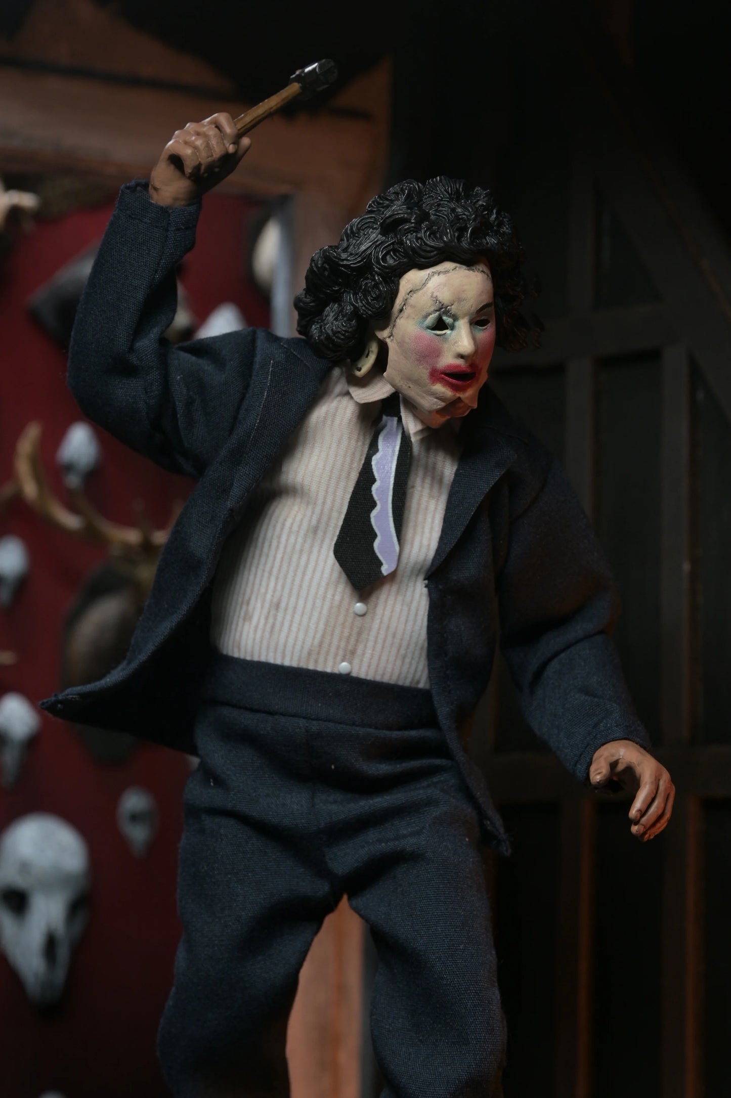 Texas Chainsaw Massacre - Leatherface with Pretty Woman Mask 8" Clothed Action Figure in Window Box Packaging (PRE-ORDER)