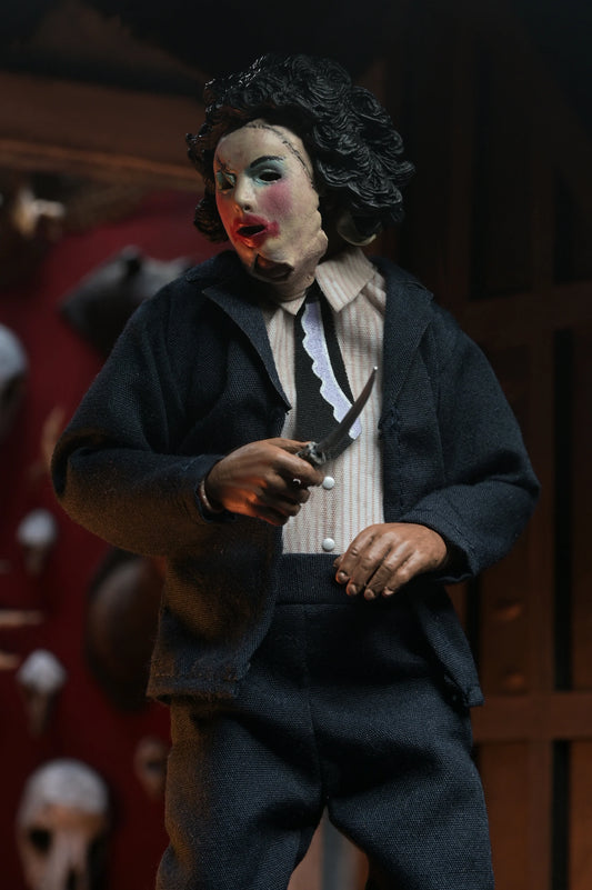 Texas Chainsaw Massacre - Leatherface with Pretty Woman Mask 8" Clothed Action Figure in Window Box Packaging (PRE-ORDER)