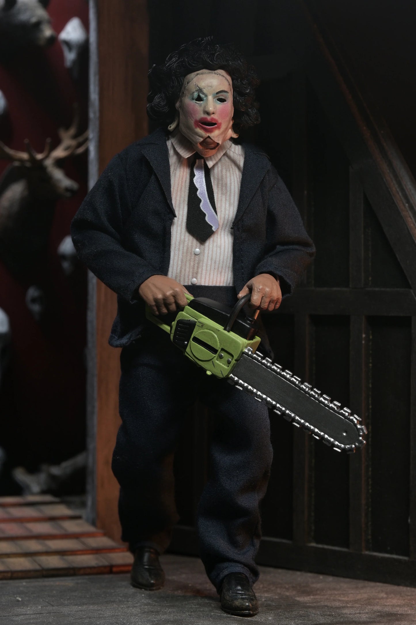 Texas Chainsaw Massacre - Leatherface with Pretty Woman Mask 8" Clothed Action Figure in Window Box Packaging (PRE-ORDER)