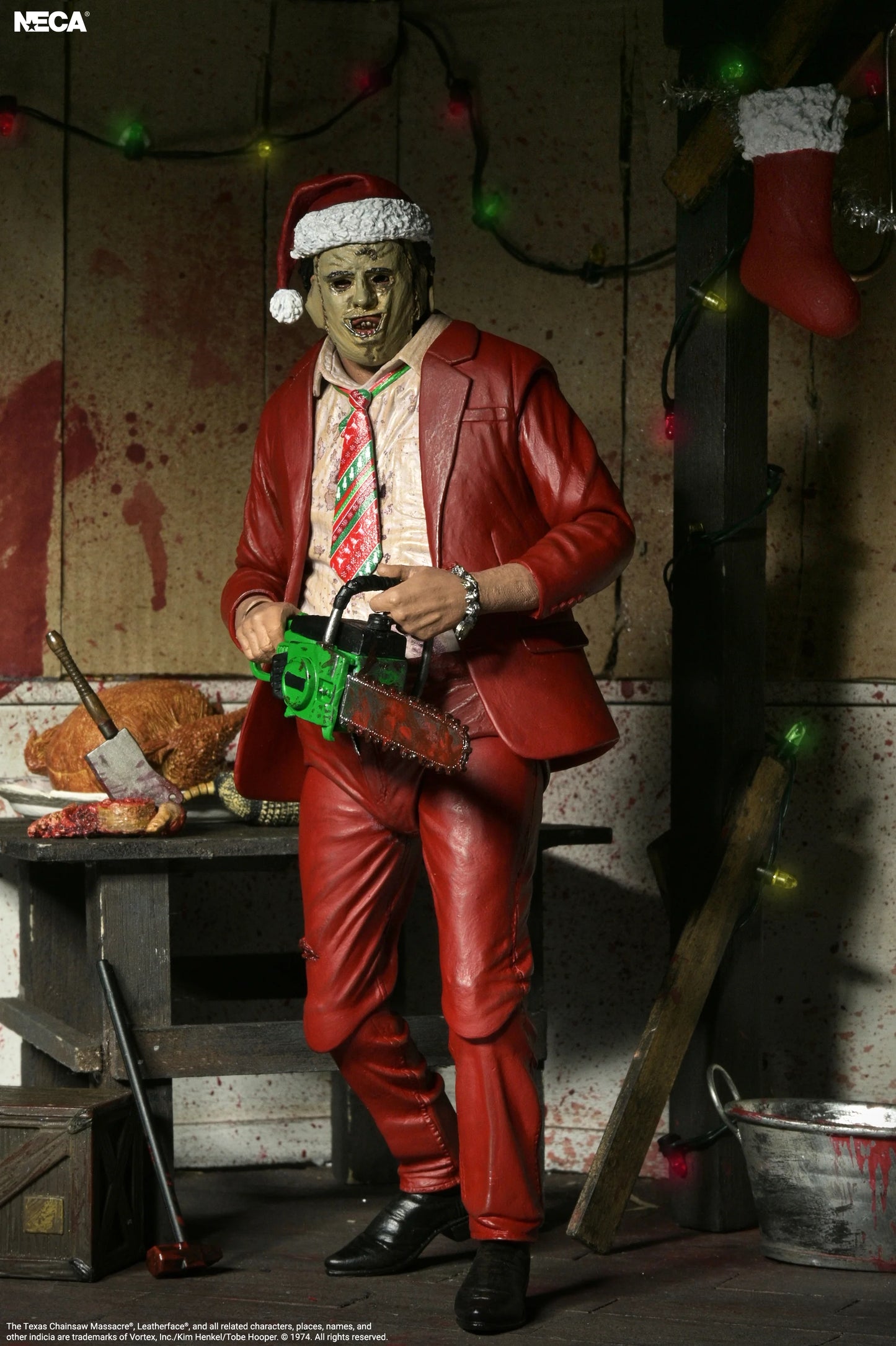 Texas Chainsaw Massacre - Ultimate Santa Leatherface 7" Scale Action Figure (PRE-ORDER)