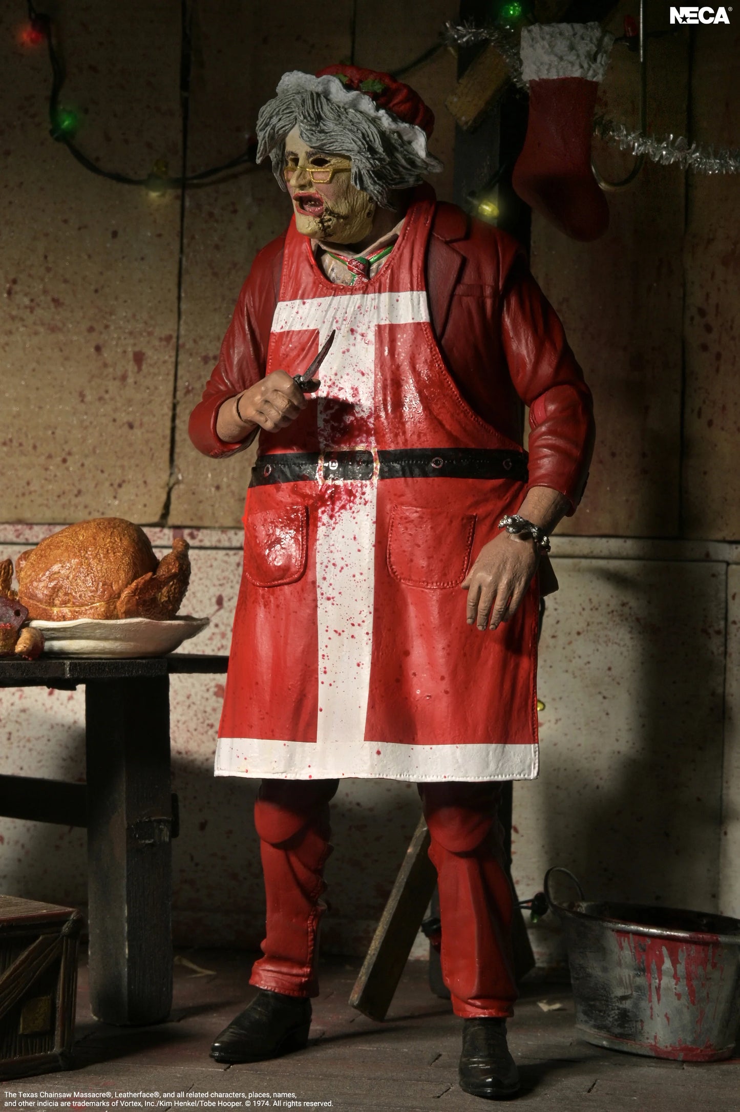 Texas Chainsaw Massacre - Ultimate Santa Leatherface 7" Scale Action Figure (PRE-ORDER)