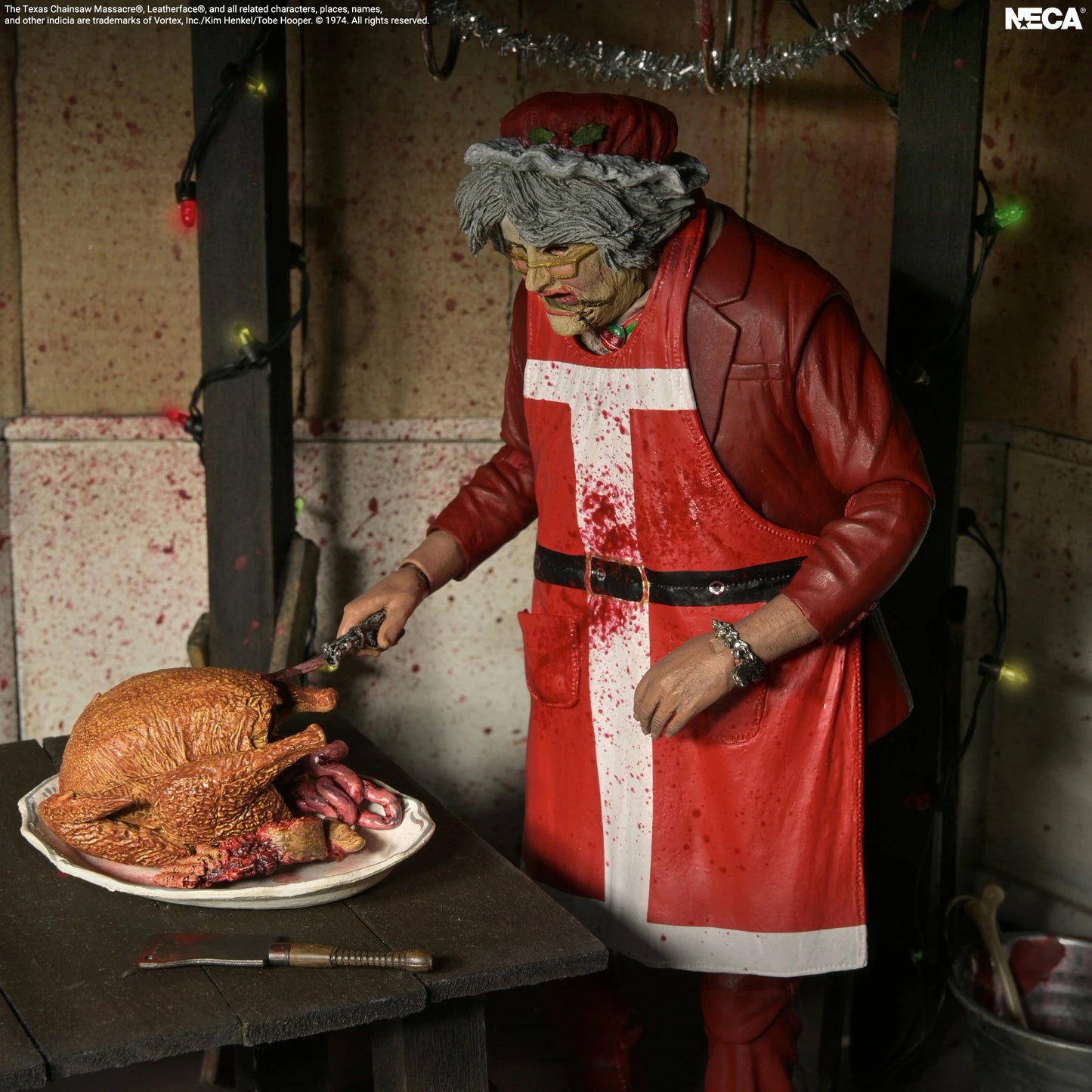 Texas Chainsaw Massacre - Ultimate Santa Leatherface 7" Scale Action Figure (PRE-ORDER)