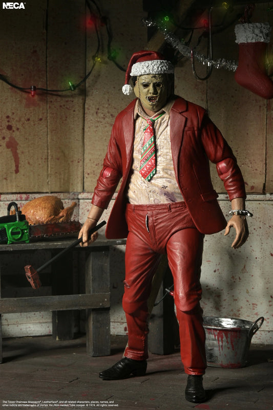 Texas Chainsaw Massacre - Ultimate Santa Leatherface 7" Scale Action Figure (PRE-ORDER)