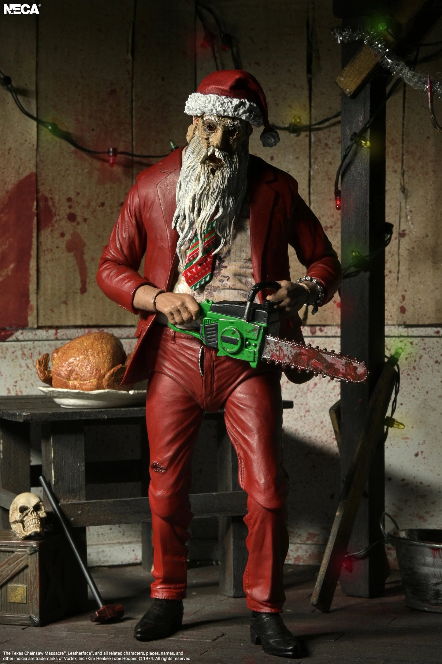 Texas Chainsaw Massacre - Ultimate Santa Leatherface 7" Scale Action Figure (PRE-ORDER)