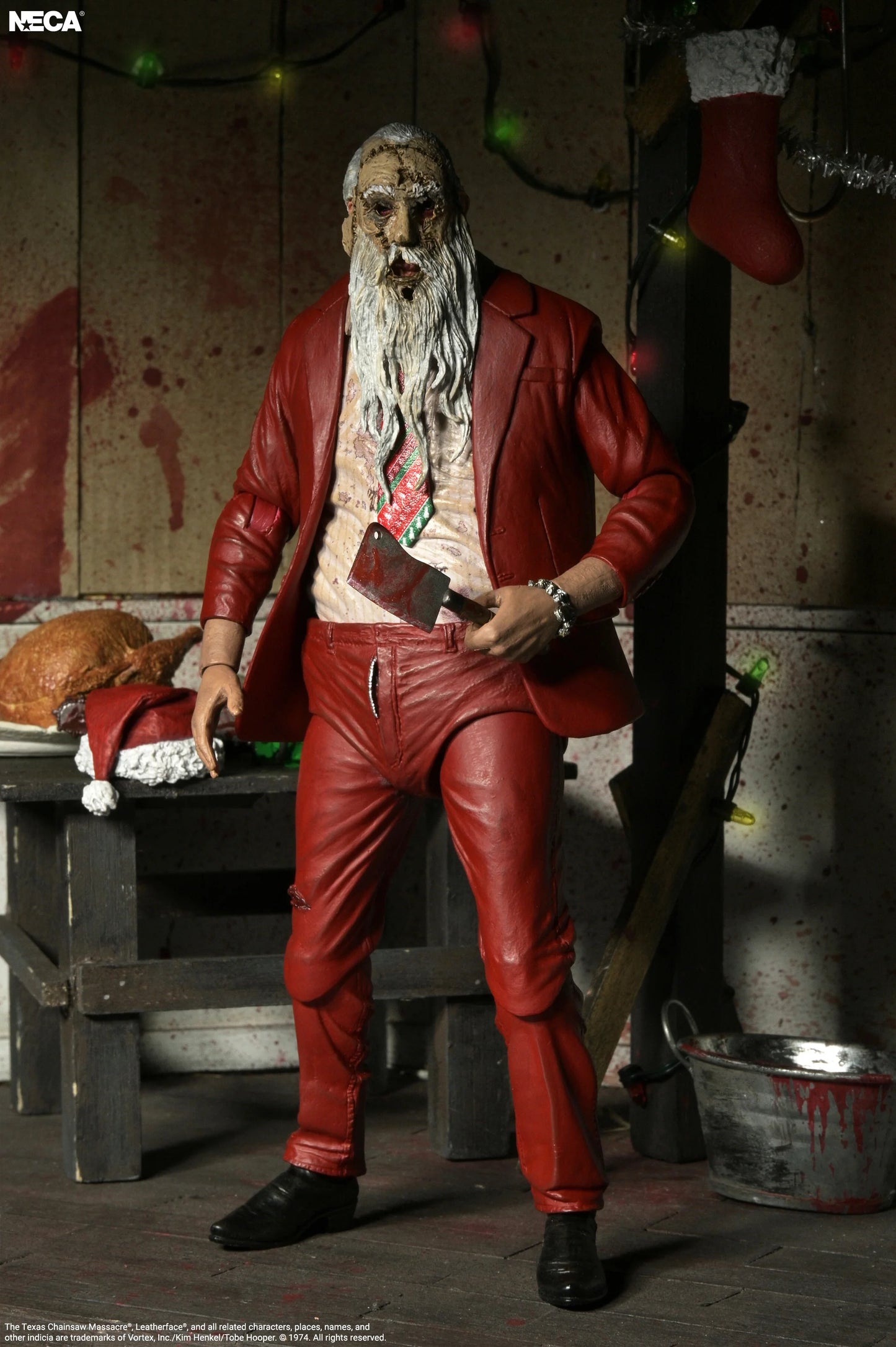 Texas Chainsaw Massacre - Ultimate Santa Leatherface 7" Scale Action Figure (PRE-ORDER)