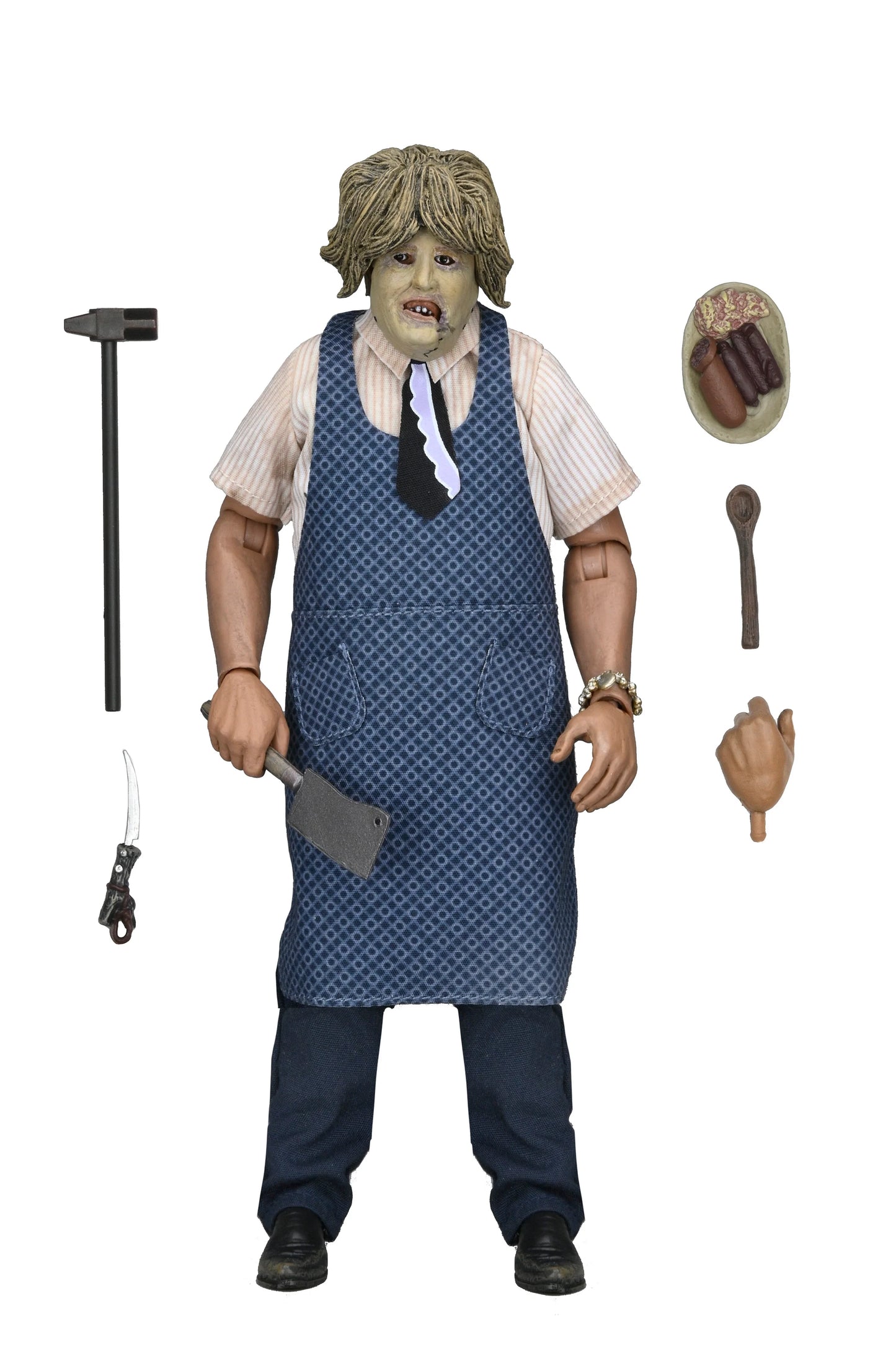 Texas Chainsaw Massacre - Leatherface with Old Lady Mask 8" Clothed Action Figure in Window Box Packaging (PRE-ORDER)