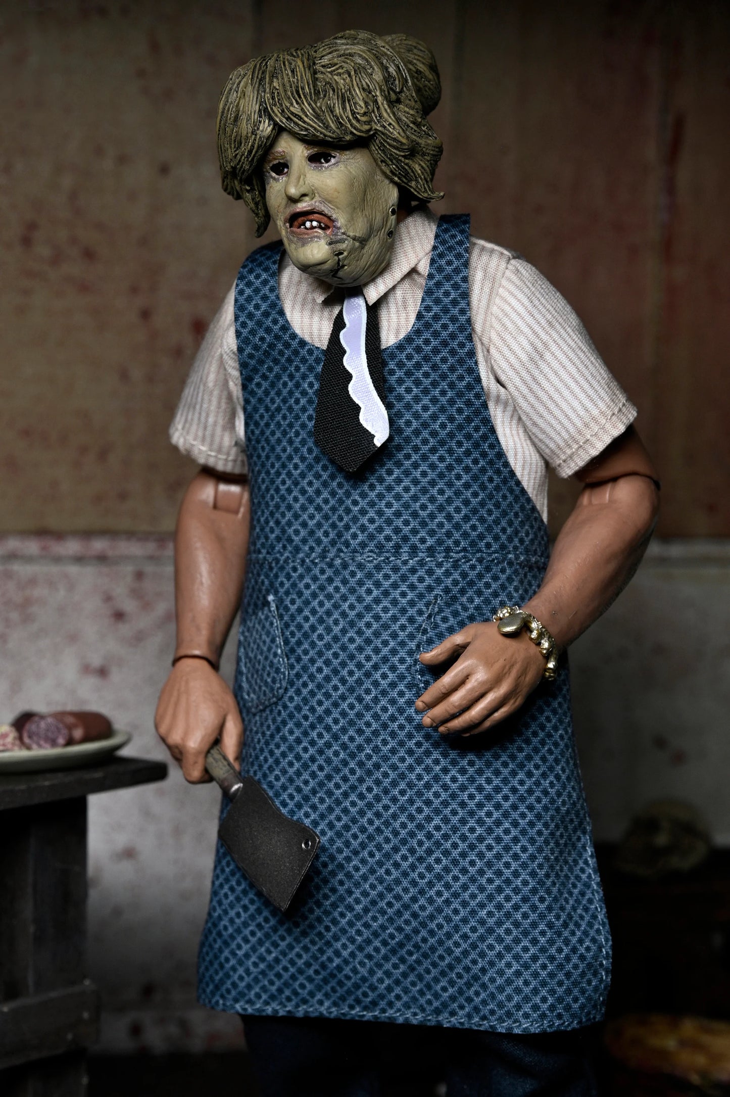 Texas Chainsaw Massacre - Leatherface with Old Lady Mask 8" Clothed Action Figure in Window Box Packaging (PRE-ORDER)