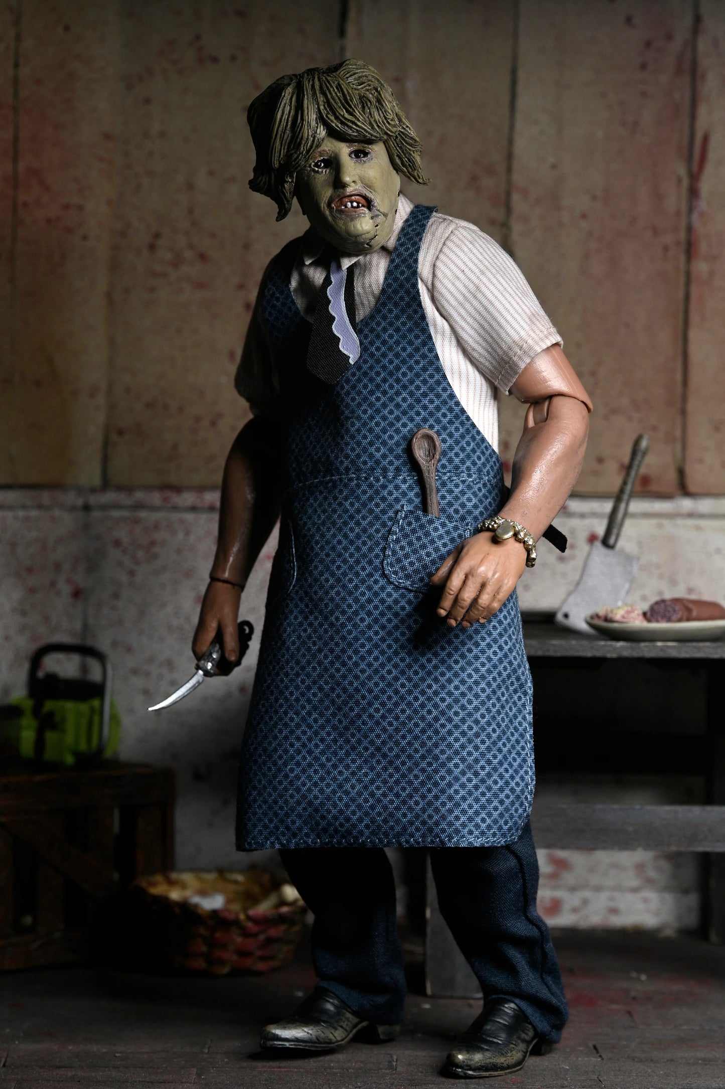 Texas Chainsaw Massacre - Leatherface with Old Lady Mask 8" Clothed Action Figure in Window Box Packaging (PRE-ORDER)