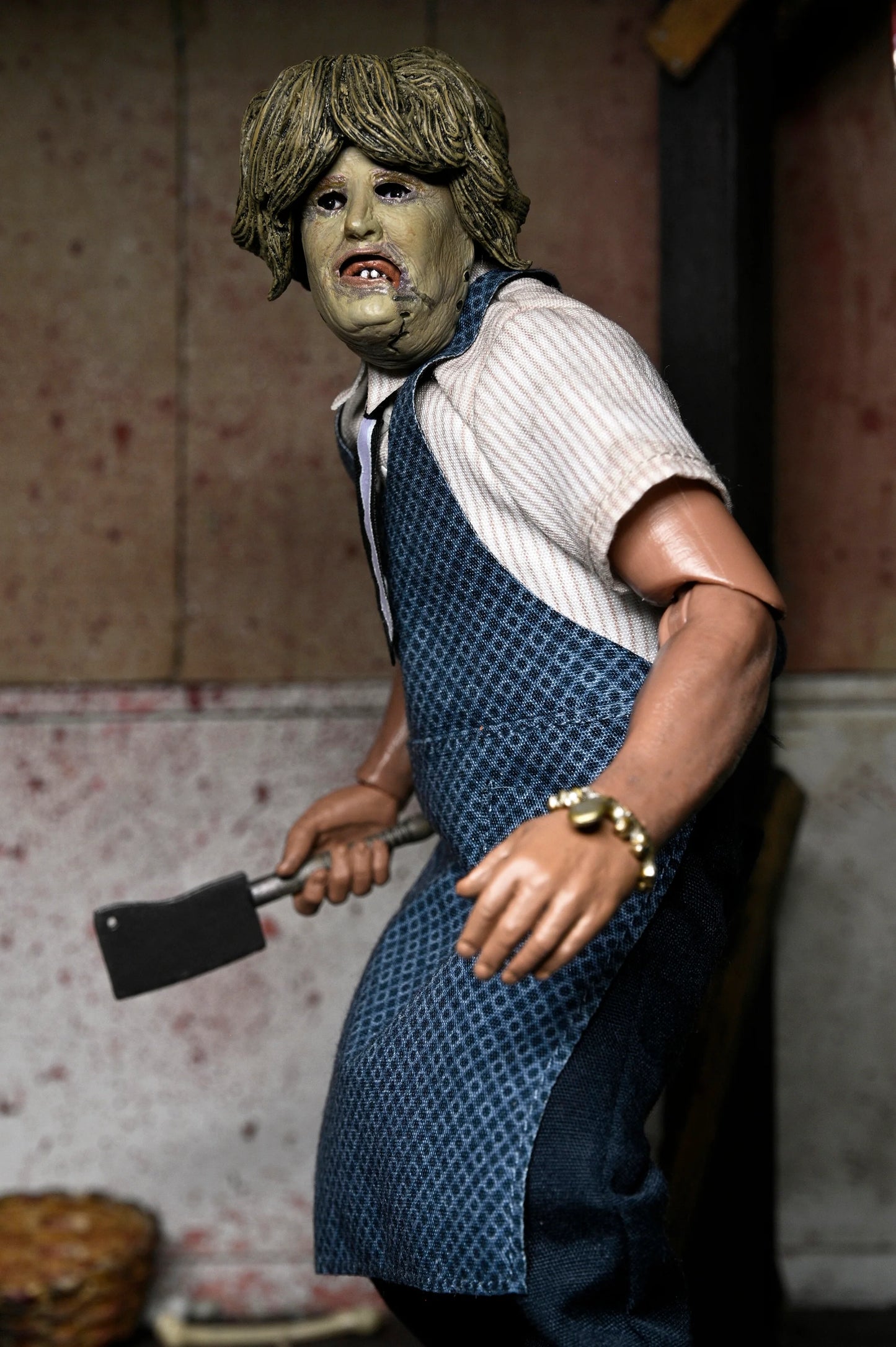 Texas Chainsaw Massacre - Leatherface with Old Lady Mask 8" Clothed Action Figure in Window Box Packaging (PRE-ORDER)