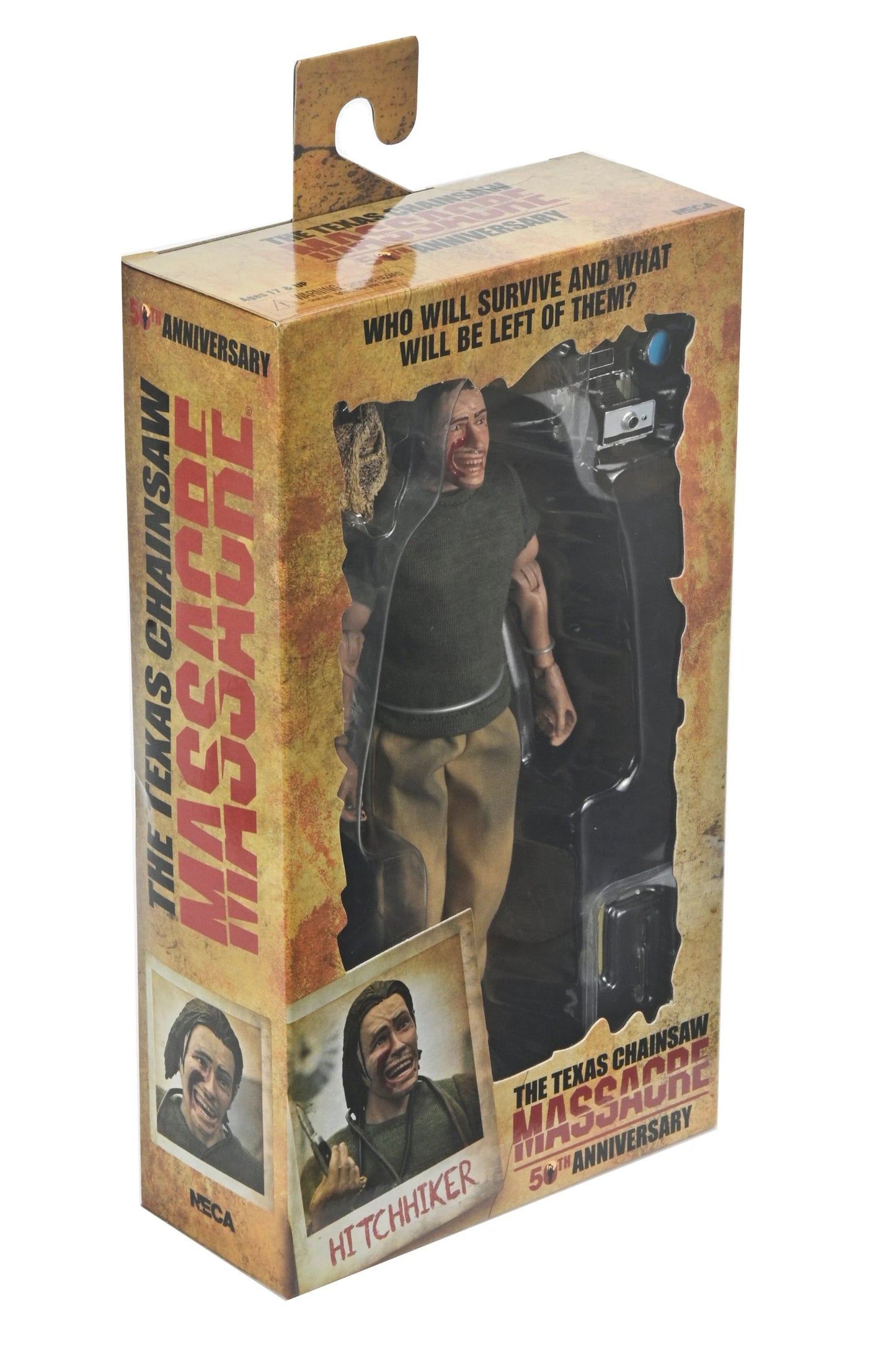 Texas Chainsaw Massacre - 50th Anniversary Hitchhiker 8" Clothed Action Figure