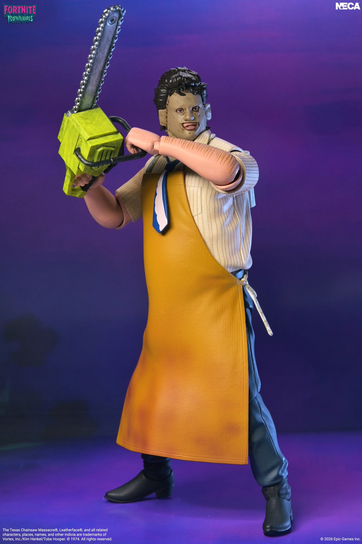 Fortnite x Texas Chainsaw Massacre - Fortnitemares Leatherface 7” Scale Action Figure (PRE-ORDER)