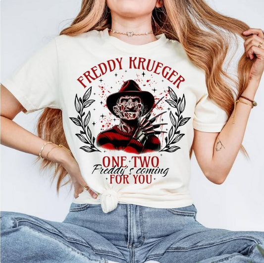 TSHIRTS -"One Two" Freddy Krueger