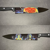 Return of the Living Dead Kitchen Knife With Sublimated Stand